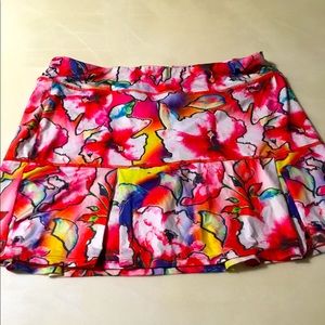 Reel Legends - skort, red floral